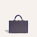 Goyard Grand Hôtel Trunk Bag Navy Blue - Image 2